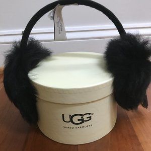 NWT UGG toscana shearling earmuffs wired for music
